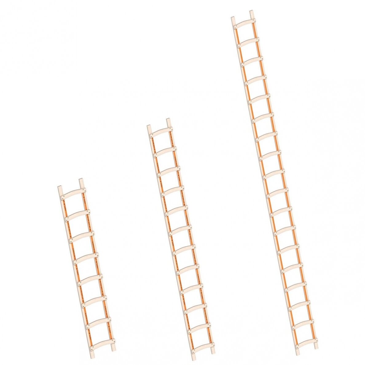 Stogdengio medinės kopėčios Layher 1046